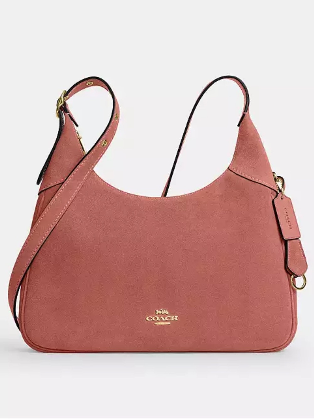 Coach Ella Suede Shoulder Bag in Dusty Rose NWOT/ PRICE FIRM